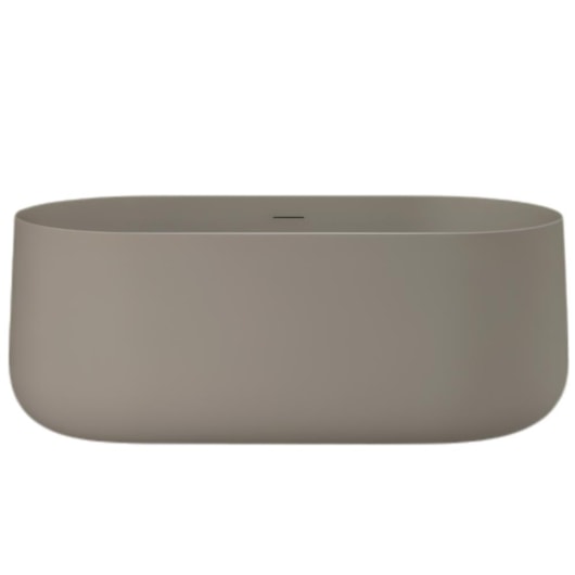 Banheira Camburi Warm Grey 156x81x58,3cm Immersi - Imagem principal - 2435d6dd-9897-4643-a5f2-767c64e4aca7