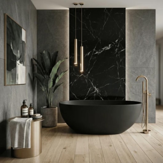Banheira Campeche Pure Black 165x82x62cm Immersi - Imagem principal - ca8ea609-895c-4b47-98e8-4f0a19979a37
