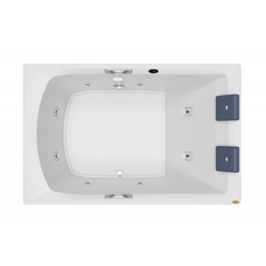 Banheira Carina G1A P2 Com Aquecedor Jacuzzi 170x110cm - Imagem principal - c31df222-1d7d-42ea-8b75-d1072c975fc3