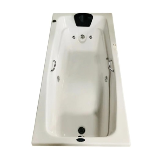Banheira Com Hidromassagem E Aquecedor Casa Inteligente Acrilbath 170 Top Line Ouro Fino - Imagem principal - a86a7d6e-c758-4251-add3-bf136e59bd79