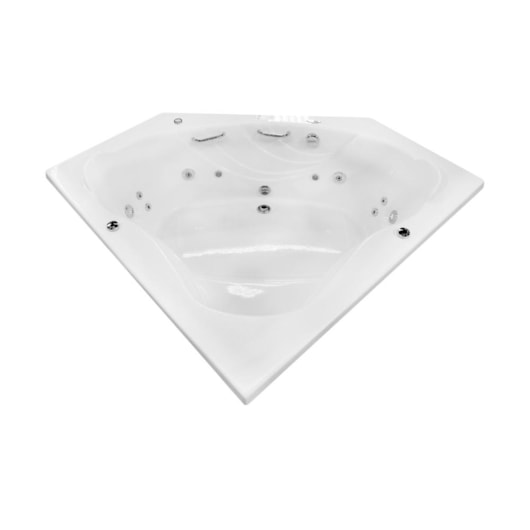 Banheira Com Hidromassagem E Aquecedor Casa Inteligente Kanthocril II Top Line Ouro Fino - Imagem principal - d3d50b13-022e-4c07-bb15-da0edf94b898