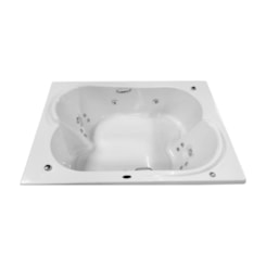 Banheira Com Hidromassagem Ourocril Dupla 160 Standard Ouro Fino