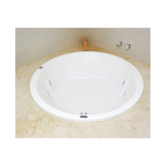Banheira Com Hidromassagem Vitoriacril Redonda Ouro Fino 180x50cm - Imagem principal - 2967e27a-8742-462e-89fc-5b148ae95acb