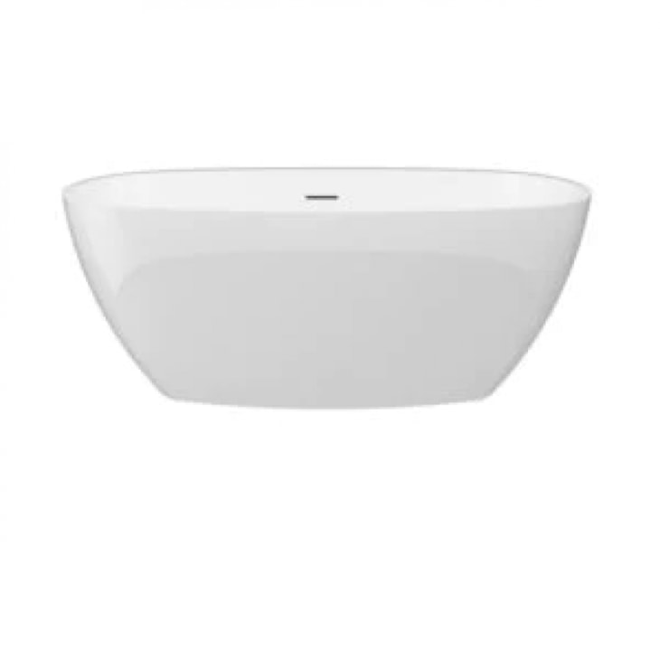 Banheira Contento Sem Hidromassagem Branco Fosco Jacuzzi 149x80cm