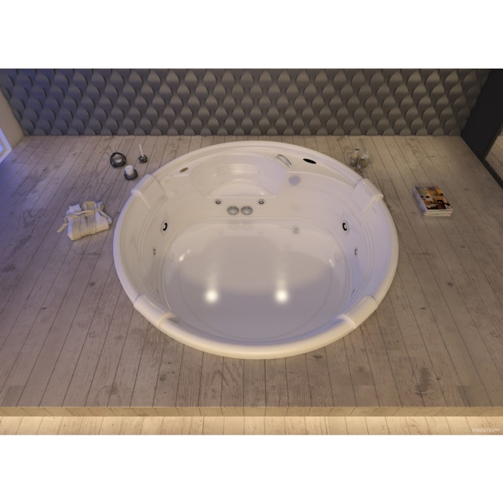 Banheira Cortina 183RA 60Hz Com Cascata Jacuzzi