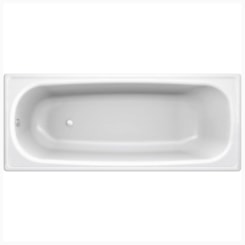 Banheira De Aço Esmaltado Sem Válvula Europa Branco Celite 140x70 Banheira De Aço Esmaltado Sem Válvula Europa Branco Celite 140x70