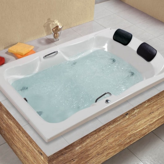Banheira De Gel Coat Dupla Serenade Maggiore Gran Luxo 180x120cm Astra - Imagem principal - dc21ce41-9465-4956-a135-98a4f945519a