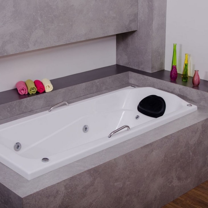 Banheira De Gel Coat Individual Bella Super Luxo 175x75cm Astra