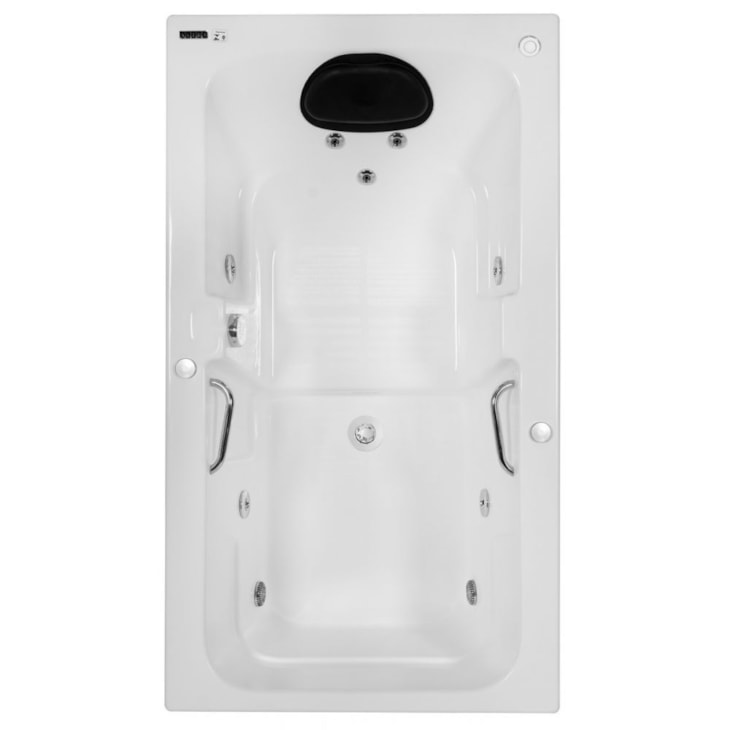 Banheira De Gel Coat Individual Box Gran Luxo 120x80cm Com Aquecedor Astra