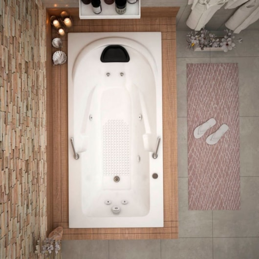 Banheira De Gel Coat Individual Capri Luxo 135x80cm Astra - Imagem principal - 55934725-0a0d-45d1-a77f-9fef36ffe74b