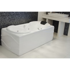 Banheira De Gel Coat Individual Due Gran Luxo 150x90cm Astra