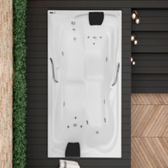 Banheira de Hidromassagem Acrílica Nobile Maggiore Gran Luxo Astra