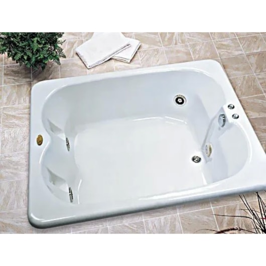 Banheira De Hidromassagem Cetra Com Aquecedor Jacuzzi 160x130x45cm - Imagem principal - aab482e9-5caf-464c-88c2-445c1b092af3