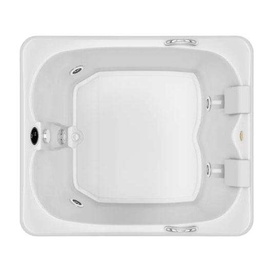 Banheira De Hidromassagem Cetra Com Aquecedor Jacuzzi 160x130x45cm - Imagem principal - 1fdda425-d4db-493f-94c2-1f9a52eca6e8