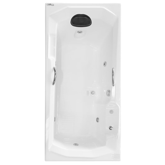 Banheira De Hidromassagem Esparta Slim Gluxo Astra 150x90x44 cm - Imagem principal - 60753a83-f369-4be7-8762-0c4d366e12f4