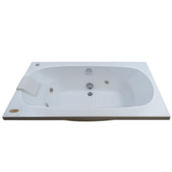 Banheira De Hidromassagem Maris Single Com Aquecedor P1 Jacuzzi 170x80cm