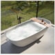 Banheira De Imersão Duramatt Amazônia Branco Fosco Acetinado Com Giroacqua Cor Especial Sabbia - 951653f4-f991-4ba4-a1cc-3cf81bde18d4
