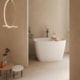 Banheira De Imersão Duramatt Amazônia Branco Fosco Acetinado Com Sifão Externo Dourado Sabbia - eb5fa70c-1fe6-4ccb-a992-d28580c6f42b