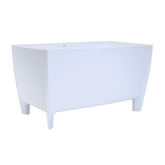 Banheira De Imersão Duramatt Brasília  Branco Fosco Acetinado Com Válvula Click Dourado Sabbia - Imagem principal - e4b62bfe-ffdb-4ec1-bcaa-8bd4da3b1c8d