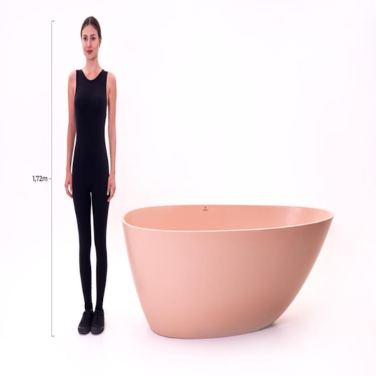 Banheira De Imersão Duramatt Rustico Nude Com Válvula Click Dourado Sabbia - Imagem principal - adb6bfcf-deeb-4159-a6d8-100a1d4b387f