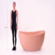 Banheira De Imersão Duramatt Sampa Rustico Nude Com Válvula Click Preto Fosco Sabbia - c6341497-ecb4-4df6-ab25-3f7743a6230d