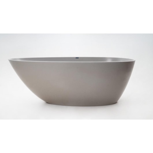 Banheira De Imersão Duraquartz Angra Cinza Lunar Com Sifão Externo Dourado Sabbia - Imagem principal - a65a5e57-2f2c-496d-b6be-dad7597df994
