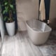 Banheira De Imersão Duraquartz Bahia Cinza Lunar Com Sifão Externo Preto Fosco Sabbia - c39aa1df-4c4b-4e88-86fc-a7c0be024323