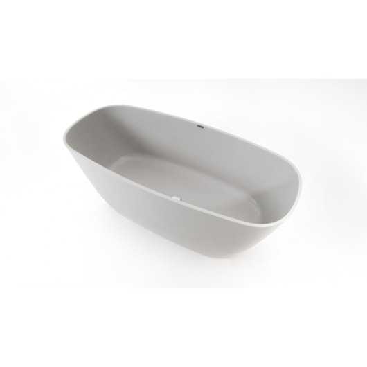 Banheira De Imersão Duraquartz Bahia Cinza Lunar Com Válvula Click Cromado Sabbia - Imagem principal - b363dabf-75b8-45b8-94c5-da92830502d3