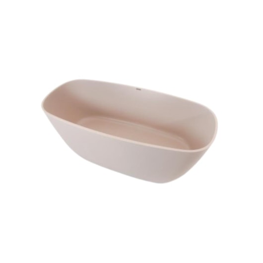 Banheira De Imersão Duraquartz Bahia Marfim Natural Com Sifão Externo Cor Especial Sabbia - Imagem principal - 011631f2-5dcf-4c84-9c3b-cfc565ec9ca6