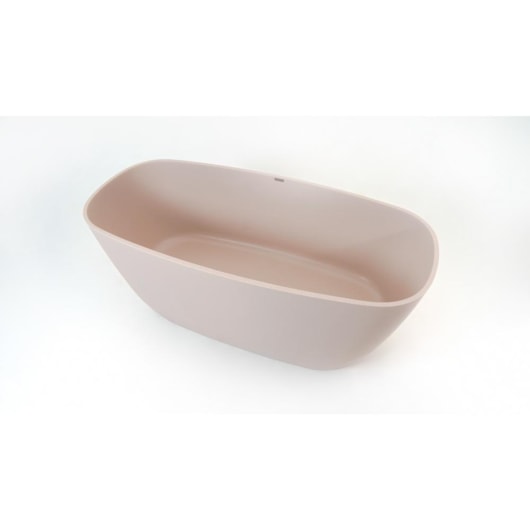 Banheira De Imersão Duraquartz Bahia Marfim Natural Com Sifão Externo Preto Fosco Sabbia - Imagem principal - c73e75ad-3dca-4488-84e7-45a22b251bbf
