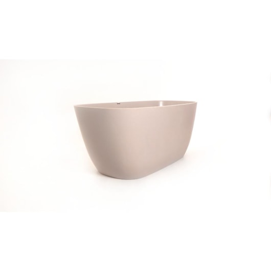 Banheira De Imersão Duraquartz Bahia Marfim Natural Com Válvula Click Preto Fosco Sabbia - Imagem principal - 0f622434-a5b3-4f9f-8402-87d180c02151