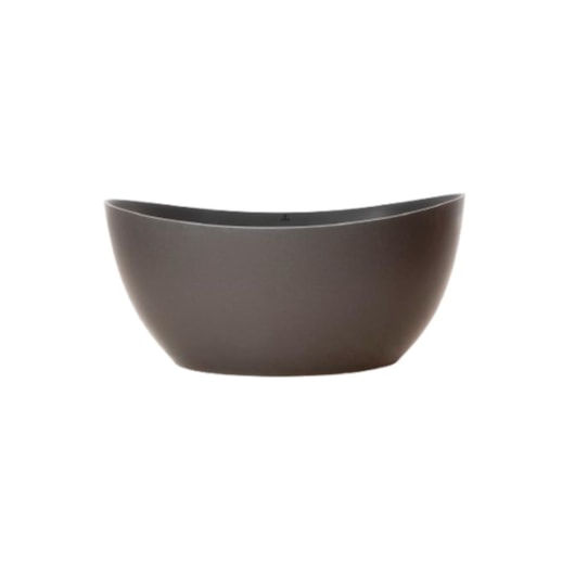 Banheira De Imersão Duraquartz Sampa Cinza Urbano Com Válvula Click Preto Fosco Sabbia - Imagem principal - 1695cfd4-1252-413c-84b5-e9a49b1d4e47