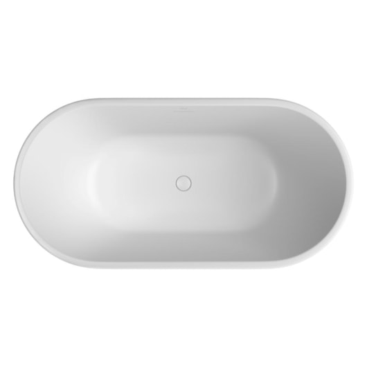 Banheira De Piso Oval Branco Fosco Deca 150cm - Imagem principal - fc344899-bea1-4c93-ad6c-13581b3f1e3c