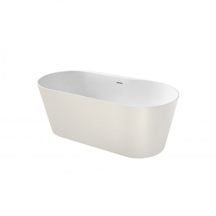 Banheira De Stonex Oval Raina Beige Roca