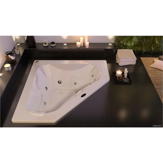 Banheira Dupla Ápia Com Aquecedor G4 P1 Jacuzzi 152x152x54cm - Imagem principal - fd1175d7-0efc-48c6-9db9-9b14ede30011