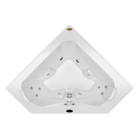 Banheira Dupla Ápia Com Aquecedor G4 P1 Jacuzzi 152x152x54cm - Imagem principal - 36edfc7f-3c25-4657-ac18-028708fed838