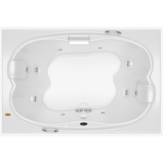 Banheira Dupla Eura Com Aquecedor  P1 60hz Jacuzzi 183x120x49 cm - Imagem principal - 0063310f-812e-4141-9f08-ae4d0ddda19f