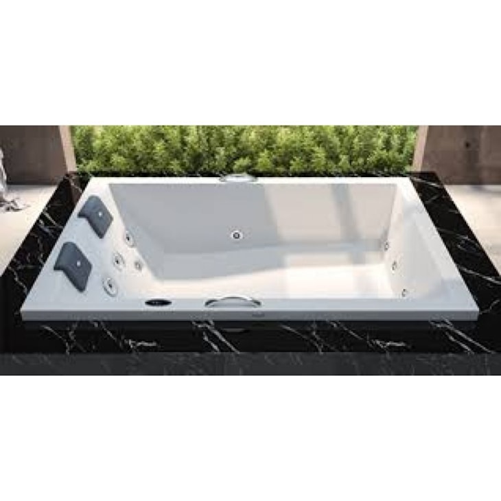 Banheira Dupla Pietá 180x120x50cm Com Aquecedor P2 Jacuzzi