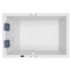 Banheira Dupla Pieta Com Aquecedor Jacuzzi 180x120x50cm - 4ee8f55e-bdfa-4079-a866-cd173767428f