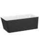 Banheira Freestanding Ona Lado Direito Matte Black Roca 160x70cm - dfc2a04d-1dfe-4604-aea4-cefb2aee796d