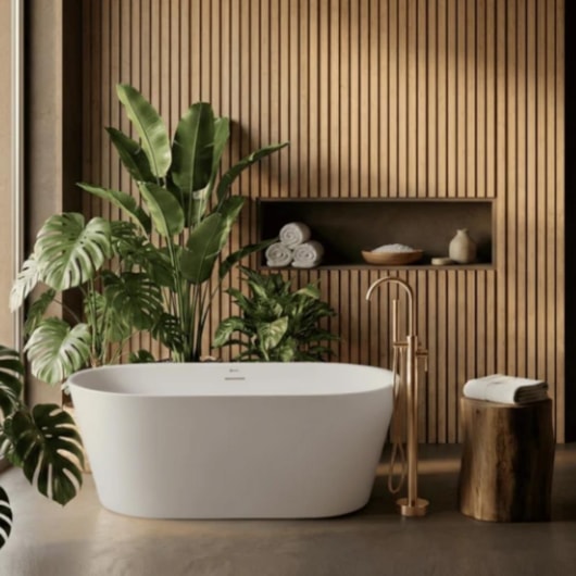 Banheira Gamboa 3 Matt White 169,5x75x59cm Immersi - Imagem principal - b17e8b0d-da9c-427c-8f3c-4a4eb39b2de3
