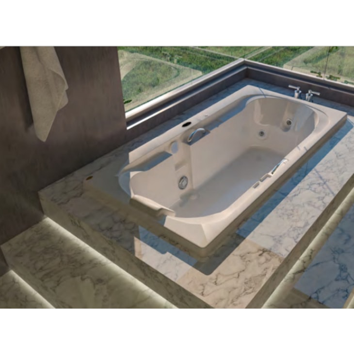 Banheira Habitaré Aquecedor Com Kit Pé Jacuzzi