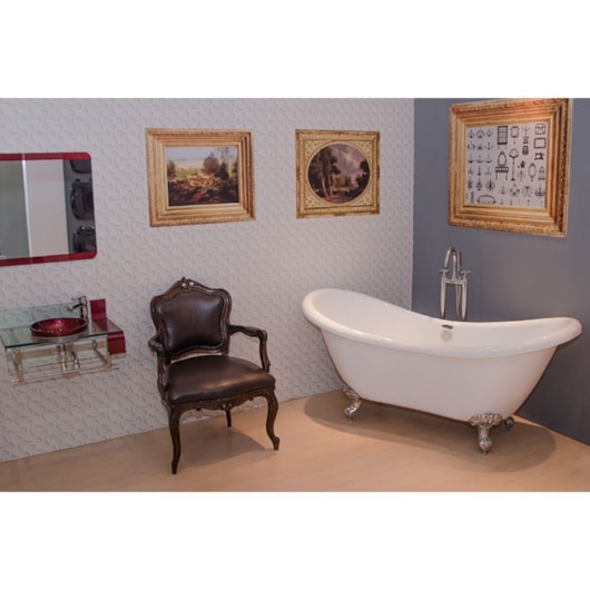 Banheira Individual Londres 174x72cm Astra - Imagem principal - 5be30750-f314-47ce-a445-65bab03f179d