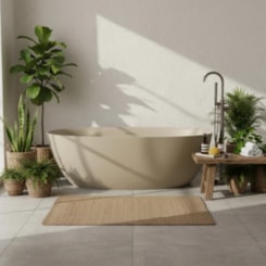 Banheira Itajai 2 Tan White Immersi 170x82x60cm