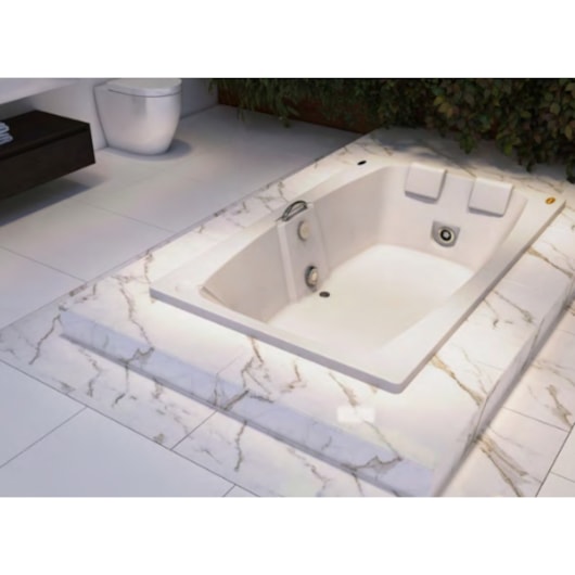 Banheira Mysia G1 Dupla Com Apoio de cabeça Jacuzzi 183x110x41cm - Imagem principal - b1faecee-4f1c-4f04-88f2-d63b7d616794