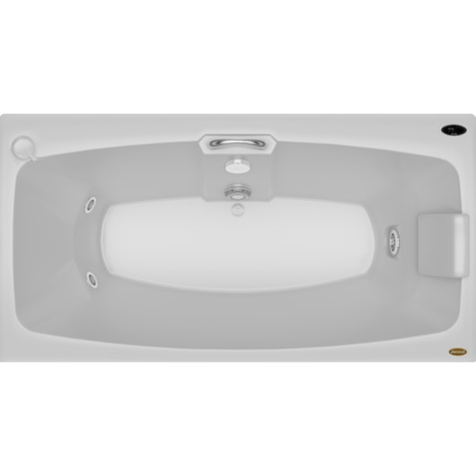 Banheira Mysia G1 P1 Com Aquecedor Jacuzzi 165x83cm - Imagem principal - 31b63c88-7ad0-4d32-a9ce-0af84e92c3a1