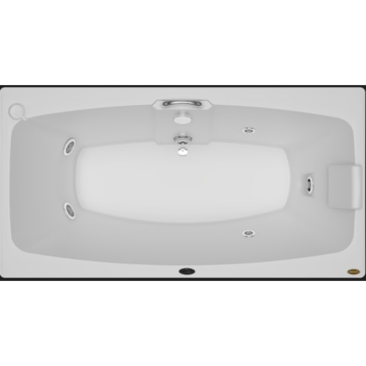 Banheira Mysia G1 PLus P1 Com Aquecedor Jacuzzi 183x110cm - Imagem principal - c17248fd-279e-44ba-a4dd-de4a6c067e16