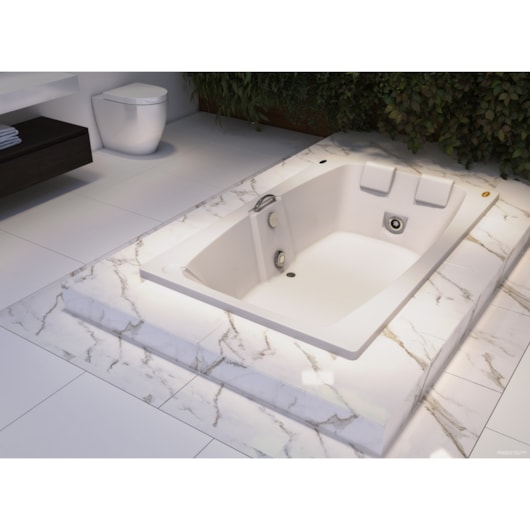 Banheira Mysia G1 Plus P1 Jacuzzi 183x110cm - Imagem principal - 44015599-48a9-4eea-ab3f-7aa5d5989a67