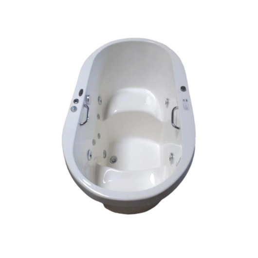 Banheira Ofurô Com Hidromassagem E Aquecedor Casa Inteligente Heatiro Dupla 140 Aquecimento Top Line Ouro Fino - Imagem principal - 89c446af-9e72-45d2-a8ec-f6d33e73d87c