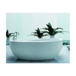 Banheira Oval Avant 180x96cm Ouro Fino